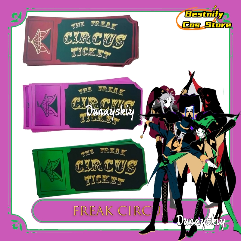 BFreak Circus Ticket Card Red  - Anime Merchandise In Japanese 评论和价格
