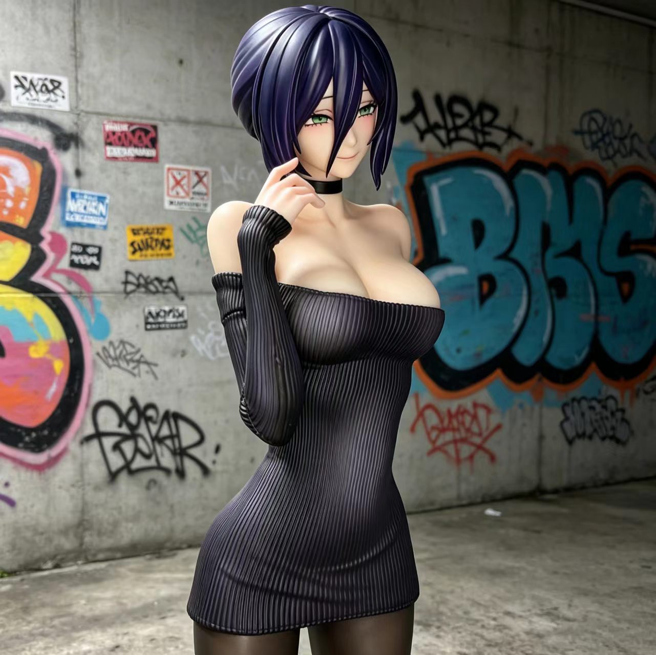 Reze Knit Dress Anime GK Model - Popular Anime Merchandise 评论和价格