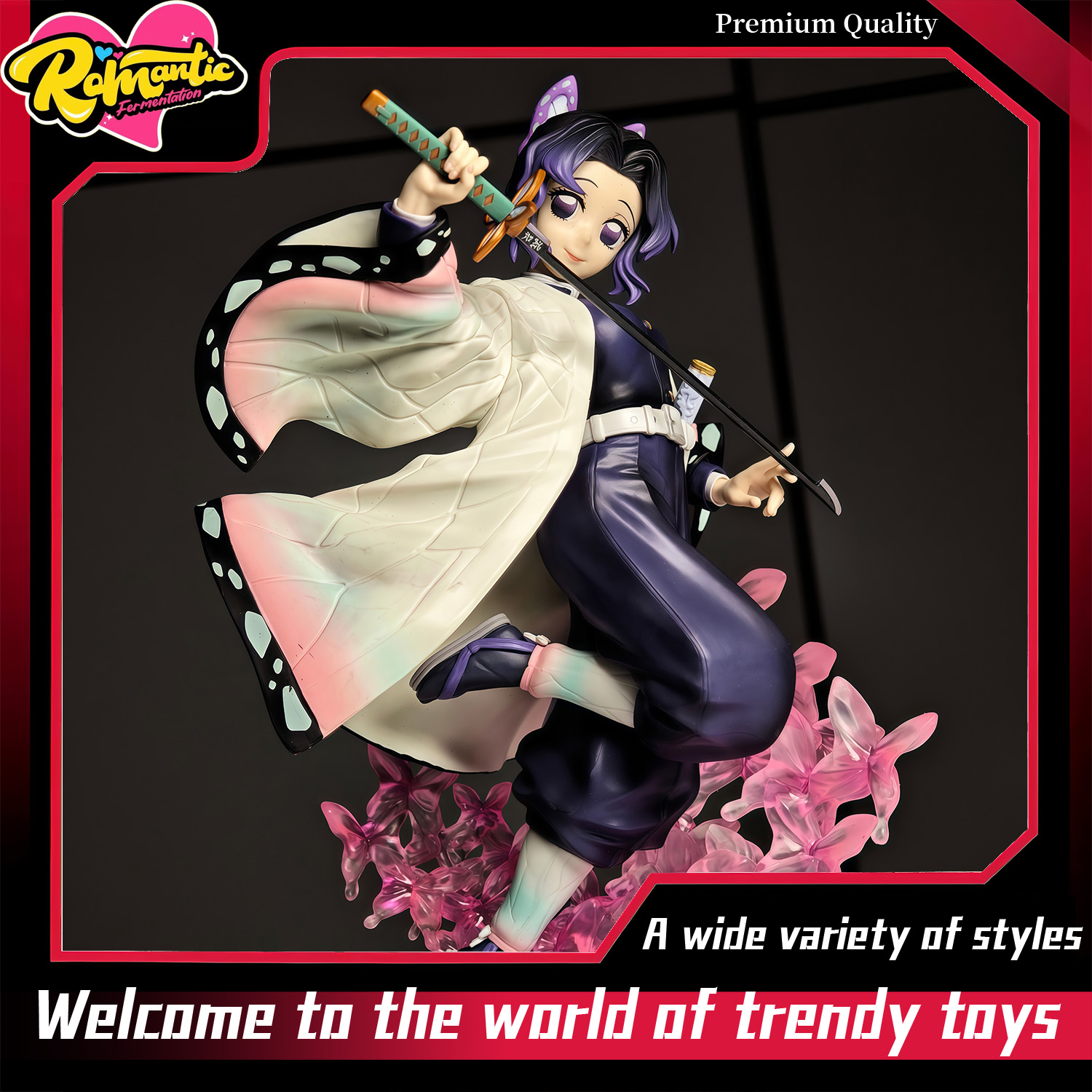 Shinobu Kocho Anime GK model f - Popular Anime Merchandise 评论和价格