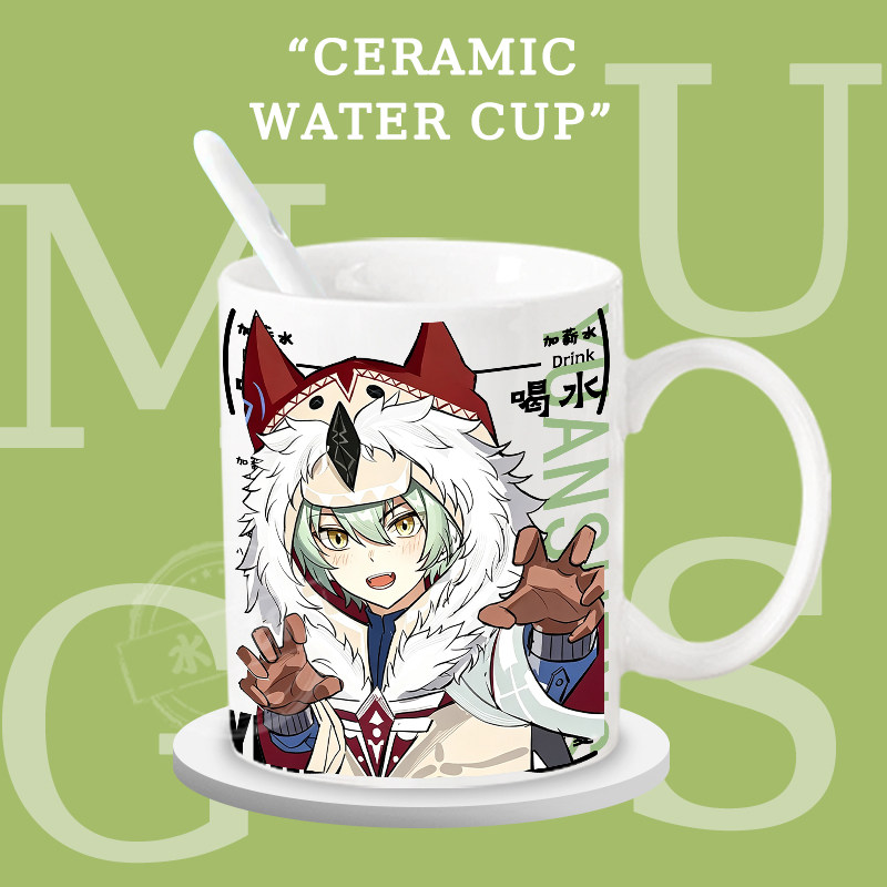 Game Genshin Impact Cute Ceram - Anime Merchandise Mugs 评论和价格