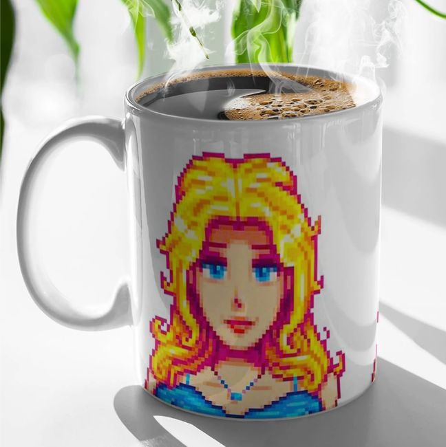 Stardew Valley Villager Pixel  - Anime Merchandise Mugs 评论和价格