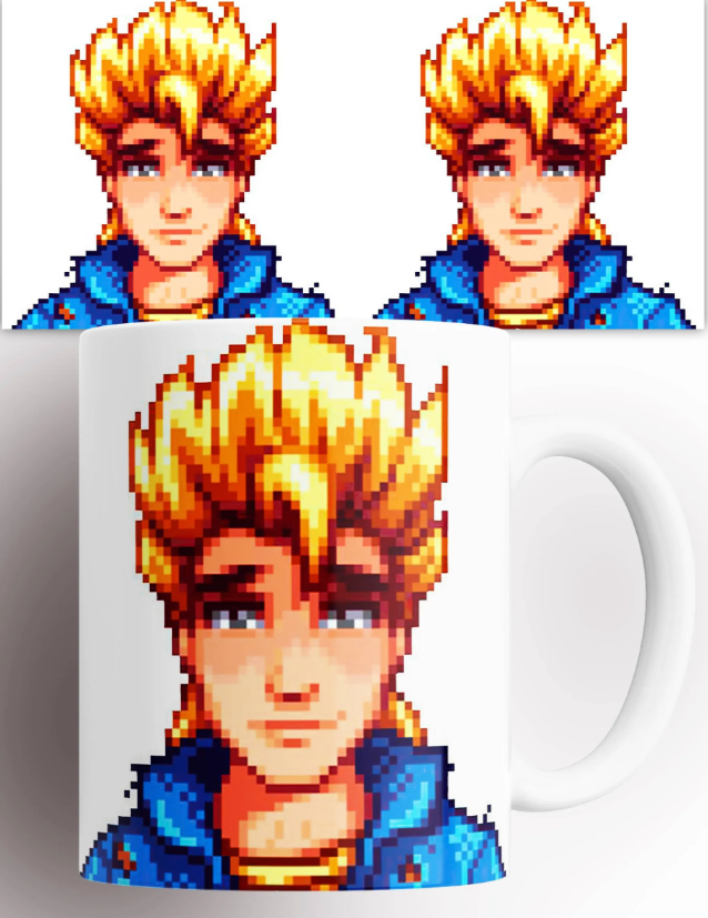 Stardew Valley Villager Pixel  - Anime Merchandise Mugs 评论和价格
